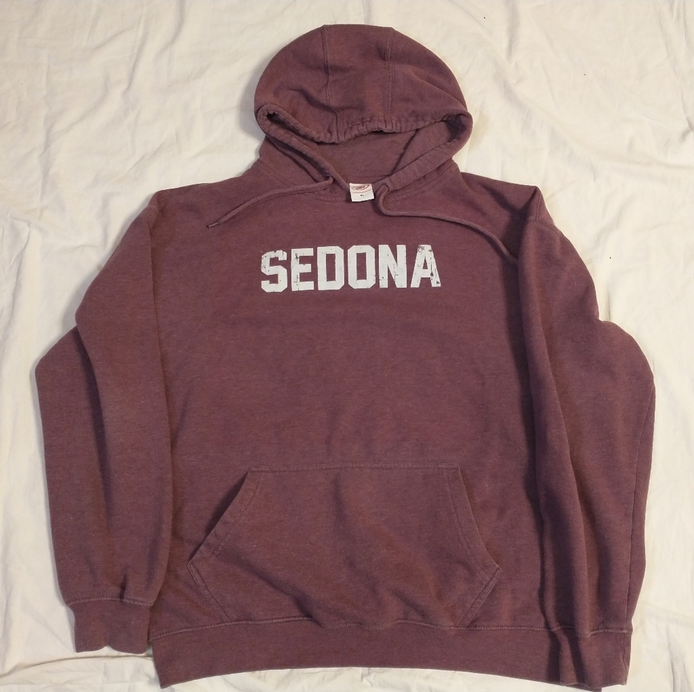 Purple Maroon Warm comfortable XL SEDONA Hoodie.